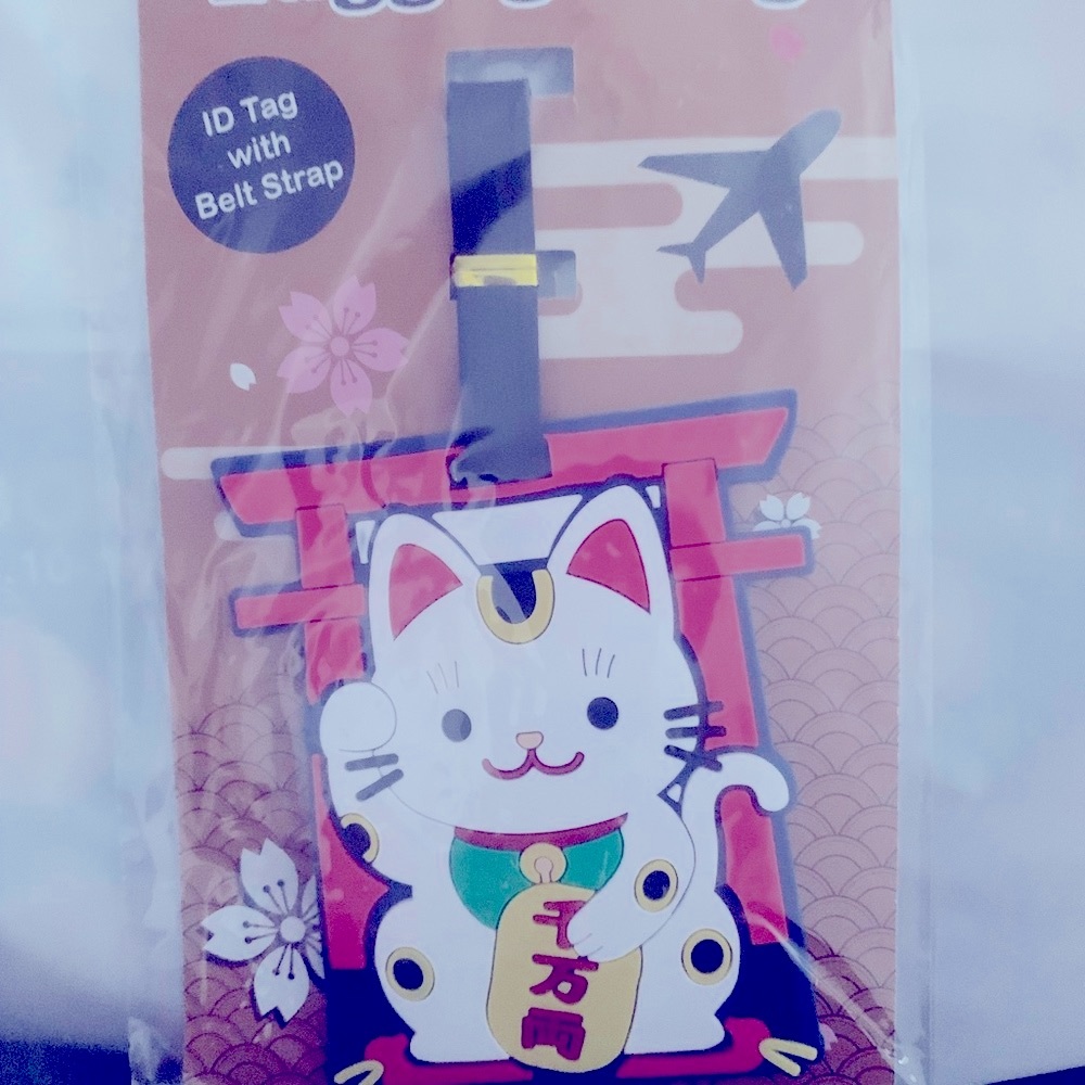 Kitty cat Kawaii Luggage Tag ID Identification label for Bag NWT